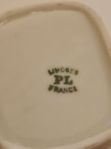 Petit pot à lait porcelaine de Limoges PL décor floral