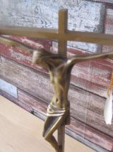Ancien crucifix sur pied  poids 700 grammes 