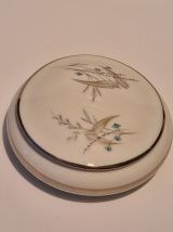 Bonbonnière porcelaine de Limoges décors floral