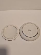 Bonbonnière porcelaine de Limoges décors floral