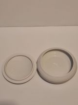 Bonbonnière porcelaine de Limoges décors floral