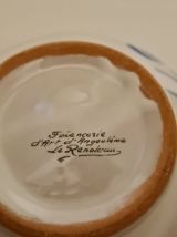 Bonbonnière en faïence d'art d'Angoulême Le Renoleau