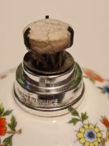 Lampe Berger Porcelaine de Limoges Giraud décor floral