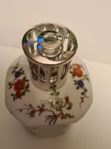 Lampe Berger Porcelaine de Limoges Giraud décor floral
