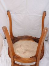 Chaises Louis XV coquille et pieds volutes