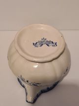 Pot à lait Faïence de Sarreguemines décor Lancaster