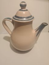 Cafetière en céramique de Longchamp décor floral