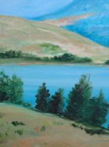 Tableau peinture à l'huile (années 90) 