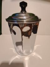 Pot à café en cuivre chromé marque déposé