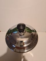 Pot à café en cuivre chromé marque déposé