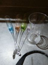 4 Coupes à Champagne dans son support