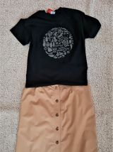 Jupe Saharienne Vintage Grande 