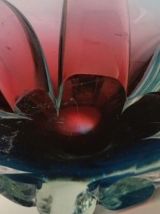 Grande coupe verre de Murano, italie, 40 cm, 1960