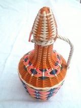 bouteille scoubidou, vintage 