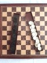 plateau de jeu de dames et de l'oie ,vintage