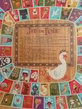 plateau de jeu de dames et de l'oie ,vintage