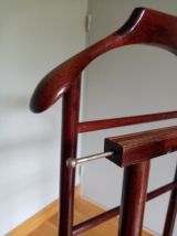 Valet de chambre en bois à double portant pour vêtements