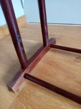 Valet de chambre en bois à double portant pour vêtements