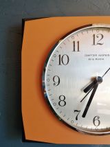 Horloge formica vintage pendule murale "Comptoir Nantais"