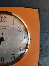 Horloge formica vintage pendule murale "Comptoir Nantais"