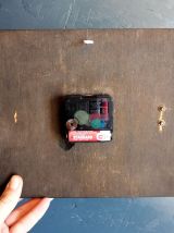 Horloge formica vintage pendule murale "Comptoir Nantais"