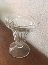 4 coupes à glace vintage et dépareillées.