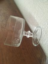 4 coupes à glace vintage et dépareillées.