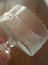 4 coupes à glace vintage et dépareillées.