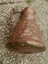vase , cruche  en cuivre, vintage