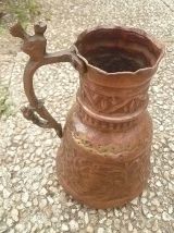 vase , cruche  en cuivre, vintage
