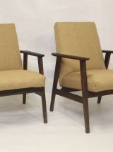 Paire de fauteuils conçus par Henryk Lis 1970.