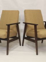 Paire de fauteuils conçus par Henryk Lis 1970.