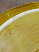 Plateau à tarte/gâteau céramique vernissé.  Poët Laval. 