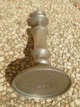 Bougeoir  en  étain ,dufaucon ,Franpin ,vintage