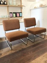 Paire de chauffeuses 70s