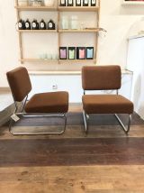 Paire de chauffeuses 70s