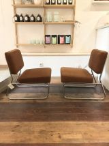 Paire de chauffeuses 70s