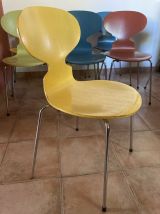 Chaises Fourmi par Arne Jacobsen pour Fritz Hantsen 2003