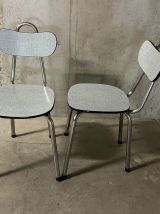 Chaises en formica années 50