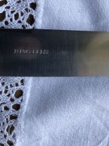 Série de 10 couteaux ERCUIS en métal argenté 