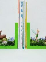 Serre livres fée Clochette en bois, féeriques