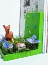 Serre livres fée Clochette en bois, féeriques