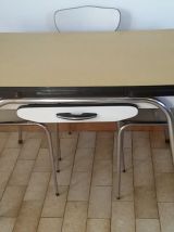 Buffet formica vintage + sa table + ses 6 chaises