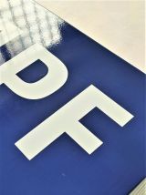 Plaque  metro parisien 