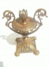 bougeoir  4 pieds , vintage