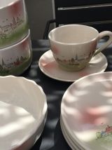 service de table Village faience de Pornic