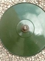 suspension en tole emaillée, vintage