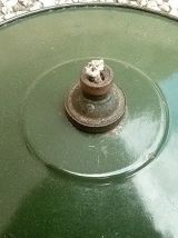 suspension en tole emaillée, vintage