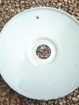 suspension en tole emaillée, vintage