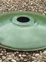 suspension en tole emaillée, vintage